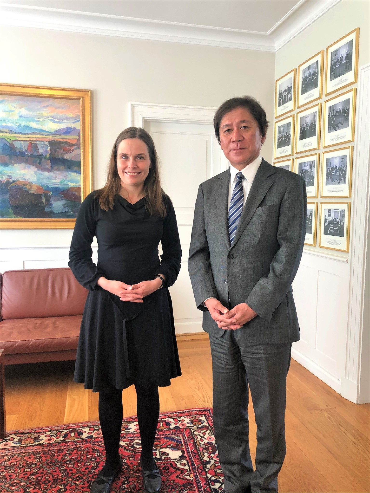 Courtesy call on H.E. Ms. Katrín Jakobsdóttir, Prime Minister of