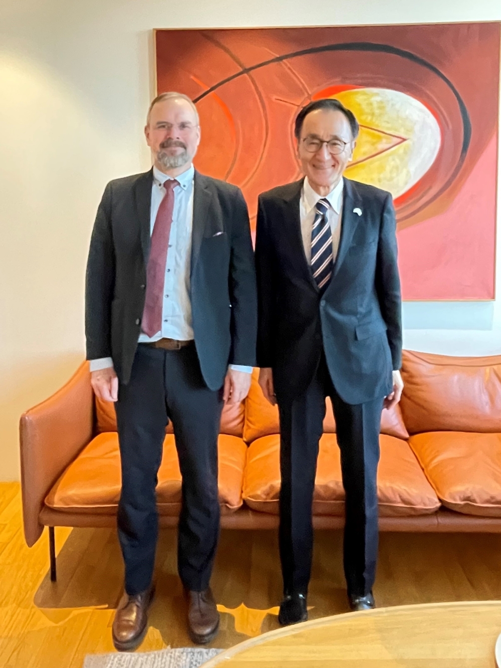 Finance Minister and Ambassador Takewaka Keizo